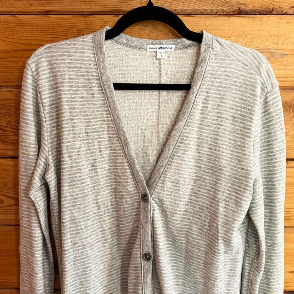 James Perse Standard Button Down Extra Length Swe… - image 3